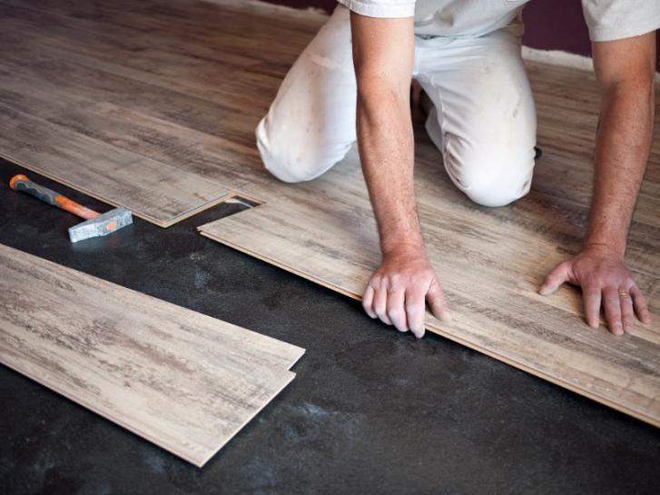 Pose de parquet extérieur